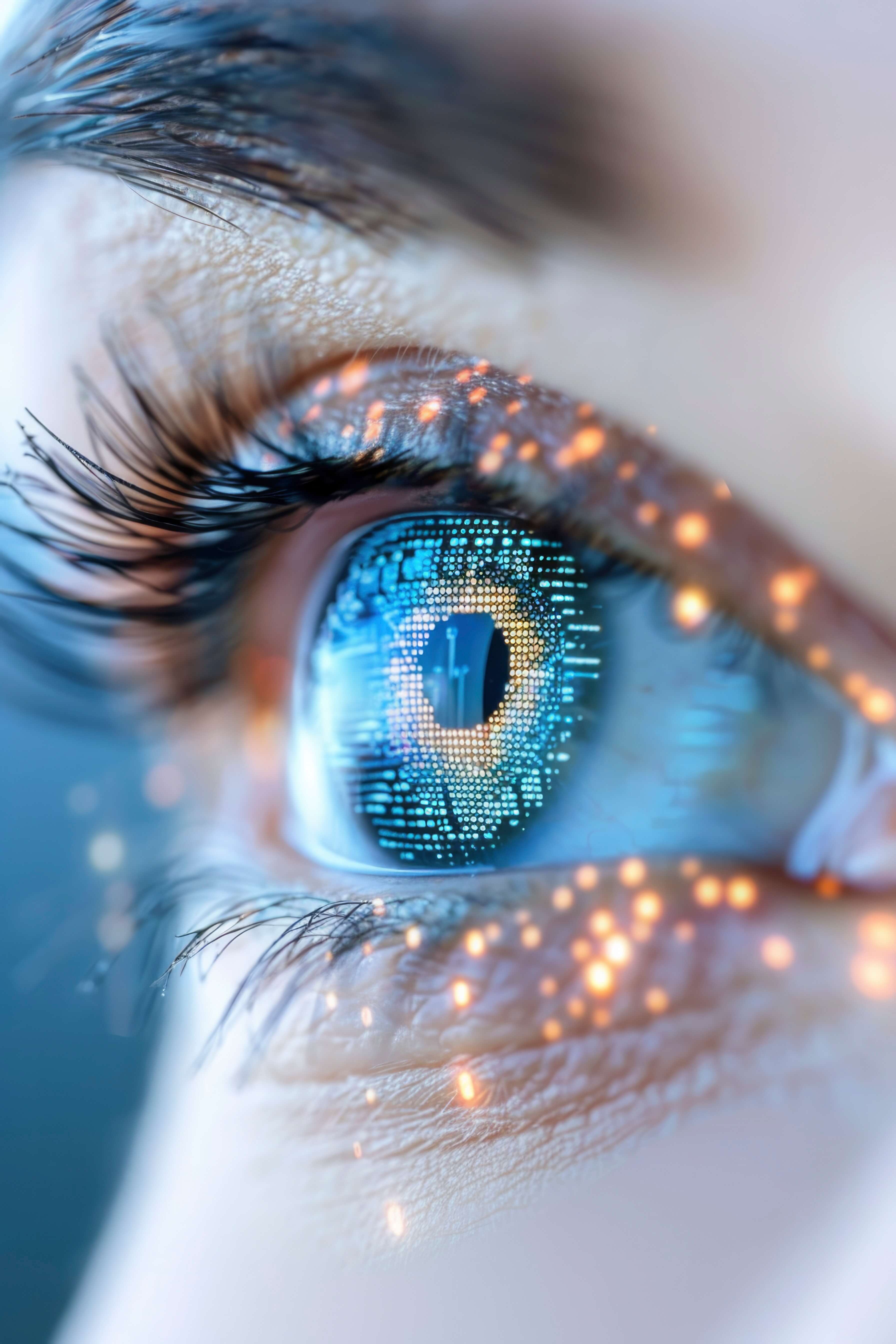 Olhar atento simbolizando visão estratégica